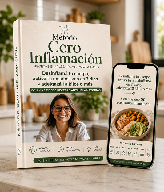 Método Cero Inflamación | Desinflamá y adelgazaá destrabando tu metabolismo | + 10 BONOS GRATIS 🎁